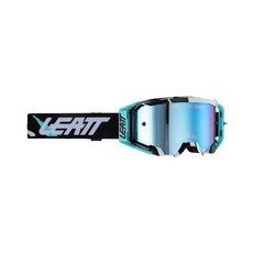 Leatt Brace 고글 벨로시티 5.5 Iriz 212013, 블루 울트라 콘트라스트 26% Vlt 렌즈가 있는 애시, 블루 울트라 콘트라스트 26% Vlt 렌즈가 있는 애시