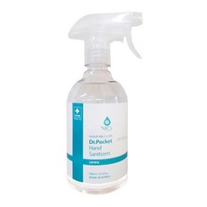 [유통기한 27년 8월 20일] 닥터포켓 손소독제 상큼레몬향 스프레이타입, 3개, 500ml