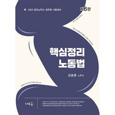 한권으로 끝내는 핵심정리 노동법-제6판(2025 대비)