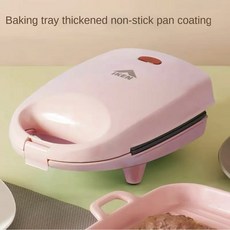 Iken 샌드위치 가벼운 아침 식사 기계 다기능 가정용 토스트 토스터기 팬케이크 오믈렛 가열 220V, pink C