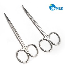 SNMED 국산 안과가위 직 곡 11cm 택1 아이리스시저 병원용
