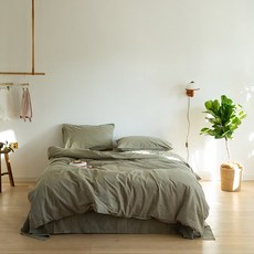 선염올리브체크일반솜베개
