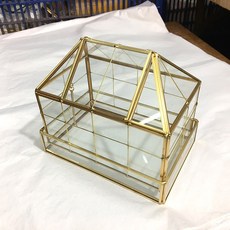 플라이봉봉 유리병 독창적 기하학무니 꽃집의 미경관 식물 보틀 DIY 실내 술장 진열 장식품 발렌타인데이 선물, 구리 소재다 브론즈