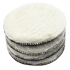 자동차광택기 유막제거패드 듀얼광택기 20pcs 125mm 자동차 연마 패드 5 인치 폴란드어 왁싱 패드 섬유 연마기 보닛 자동차 페인트 관리