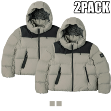 [패키지 2pack] 아키클래식 왈라비 프리미엄 덕다운 숏패딩 점퍼 필파워713 남녀공용 교차선택