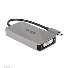 Club3D CAC-1510-A USB C - 듀얼 링크 DVI-D 어댑터 HDCP 오프 애플 시네마 디스플레이용 3840x2160@30hz 2560x1600@60Hz
