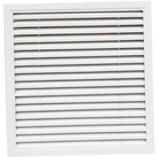 루버창 환풍기커버 셔터 커버 덕트 개폐 그릴창 덮개 600 루바, 300x300mm, 1개