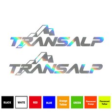 2 x 오토바이 비닐 데칼 스티커 혼다 트랜스업 600 650 700, 2)WHITE