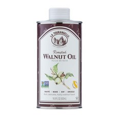 La Tourangelle 구운 호두 기름 식물성 오메가-3 지방산 공급원 요리 제빵 및 미용 16.9 fl oz, 1개