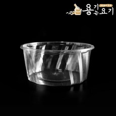 [용기는요기] 투명 빙수용기 520cc 팥빙수용기 샐러드용기 (1000개), 투명 뚜껑_750 & 520cc (1000개)