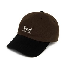 LEE 국내매장판 배색 볼캡 브라운