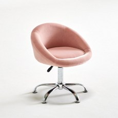 피부미용 상담실의자 등받이 벨뱃 높이조절 핑크의자 카페바의자, 그레이, 1개