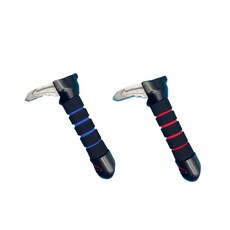 JOYNJOY 차량용 비상탈출 망치 안전벨트컷팅 겸용, 레드, 1개