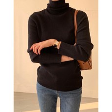 (베이지 당일발송) 보웬 홀가먼트 골지 울100% 폴라