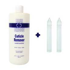 블루크로스 32oz + 뾰족캡 공병 15ml 2개 set 큐티클 리무버 케어 네일 아트 큐티클리무버, 1set