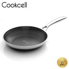 Cookcell 쿡셀 더블 세라믹 코팅 블랙에디션 인덕션 IH 후라이팬, 1개, 28cm