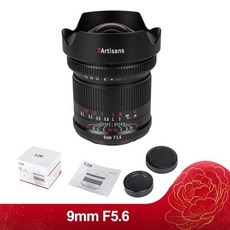 (전문업체) 7artisans 초광각 풀 프레임 렌즈 소니 A7 A6000 캐논 R 니콘 Z50 풍경 사진용 9mm F5.6