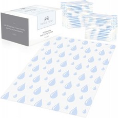 대형 일회용 기저귀 교환 패드 - 40 카운트 - 기저귀 교환 테이블 일회용 매트 - 100% 누출 방지: 아기, 상세참조, 단일옵션