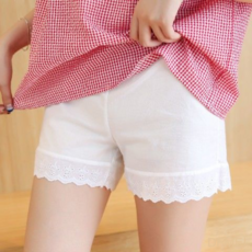 레이스면속바지