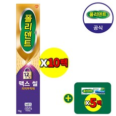 [대용량] 폴리덴트 맥스씰 의치 부착재 70g X10개+샘플 5개 증정