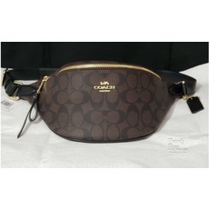 NWT Coach BELT BAG FANNY PACK CROSSBODY SIGNATURE LEATHER BAG MESSENGER