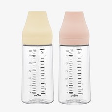  스펙트라 올셋 PA 노꼭지 젖병, 파우더핑크, 260ml, 1개 