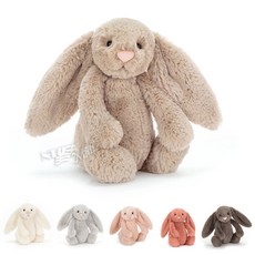 젤리캣 바쉬풀 버니 국민 애착인형 S M L 23색상 JELLYCAT BASHFUL BUNNY