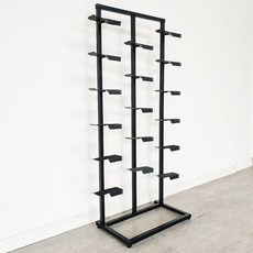 매장 스탠드 오크 신발 460단면화이트오크 슈즈 단면 운동화, 1 높이 150 가로 60 세로 35cm 단면 휠 블랙
