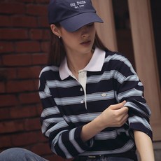 틸아이다이 [예약배송]Cotton stripe base collar polo t-shirt_Navy565784