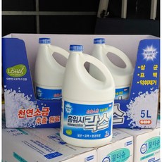 홈워시 코스트코 락스 5리터 대용량, 3개, 5000ml