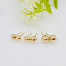 골드모아통통볼귀걸이