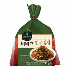 CJ제일제당 쏘울푸드 비비고 열무김치 900g 완내스 발효식품 간편식 캠핑요리 김장재료 도시락반찬 풍미업, 1개