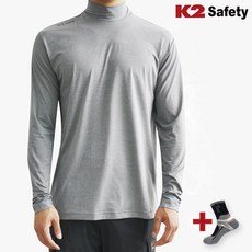 K2 아이스 티셔츠 쿨링 여름 긴팔티 냉감 쿨티 + V존양말