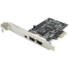 axGear PCIE PCI-E FIREWIRE IEEE 1394 3 Port FIRE Wire Controller Card, 상세내용참조