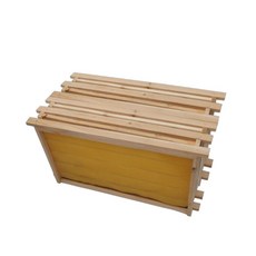 소초광 양봉 벌집 틀 자재 벌꿀 채집 벌통 전나무 꿀벌 사각 밀랍, M. 10 프레임 둥지 기초 (48.8 x 23.5)