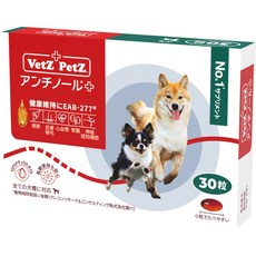 일본 VETZ PETZ 안티놀+ 반려동물 보충제 개 관절 피부 신경 노령견 대형견 중형견 소형견 30정 1개 - 강아지안티놀