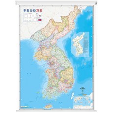 우리나라지도벽보
