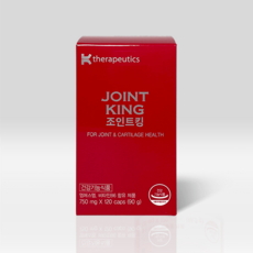 [케이세라퓨틱스] 조인트킹 120캡슐 X 1박스 (1개월분)_프리미엄MSM+비타민B6+상어연골함유+연골+단백질+아미노산+혈관+관절건강