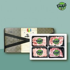 [설선물] 올리브포크 한돈 구이갈비 선물세트 8호 1.6kg (삼겹살 목살 항정살 돼지갈비)