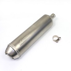 덕트 오토바이 배기 파이프 티타늄 카본 레오빈스 4 로드 가와사키 J125 J300 Vario201 VespaGTS250 GT125 배기 이스케이프 40mm, B