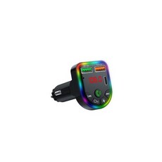오디오 차량용 블루투스 어댑터 C타입 듀얼 USB 충전기 MP3 음악 플레이어 53 FM 송신기 핸즈프리 통화, 01 MP3