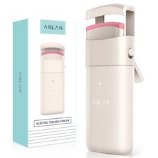 속눈썹고데기 히팅뷰러 ANLAN 속눈썹펌 전기 가열 경기자 오래 지속되는 컬 아이 래쉬 파마 클립 장치 메, 01 Pink, [01] Pink, 1개