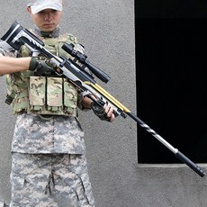 배그좋은총 자이언트 특대형 AWM 에땁 98K 카구팔 M24 엠이사 저격총, 그린 AWM 130cm 3만발
