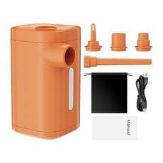 2000mAh 배터리 전기 팽창기 무선 4-in-1 공기 펌프 4 개의 노즐 자동차 압축기 여행 야외 캠핑, 1개
