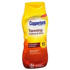 코페르톤 태닝 로션 SPF 15 8 oz (2 팩)