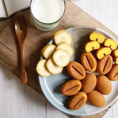 커피콩빵 100개 세가지맛 선택 HACCP 알앤알 2봉(약100개) [바나나맛 100개], 9g