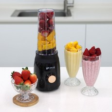 키친아트 컴팩트 블렌더 믹서기 블랙 600ml KM-T800