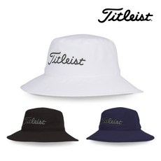 [타이틀리스트]플레이어스 스테이드라이 버켓 골프모자 TH23PSB 벙거지 모자, 00C(블랙+차콜), 1개
