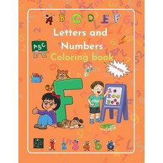 Letters and Numbers Coloring book Paperback, Ovoo Production, English, 9781716228698