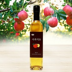 초산정 사과식초 500ml/칼륨 미네랄 말산 펙틴/발효식초/전통식초/한상준식초/본사직송, 1개, 500ml